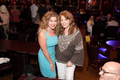 Lydia and Caris Liebman at 54 Below on August 4, 2022 Photo by Leslie Farinacci Photo