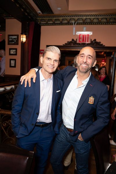 Andreas Pliatsikas and Michale Walls at 54 Below on August 4, 2022 Photo by Leslie Fa Photo