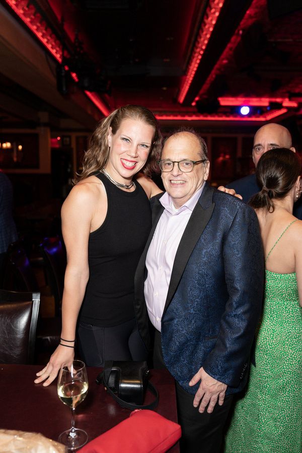 Katie Thrashed and John Minnock at 54 Below on August 4, 2022 Photo by Leslie Farinac Photo