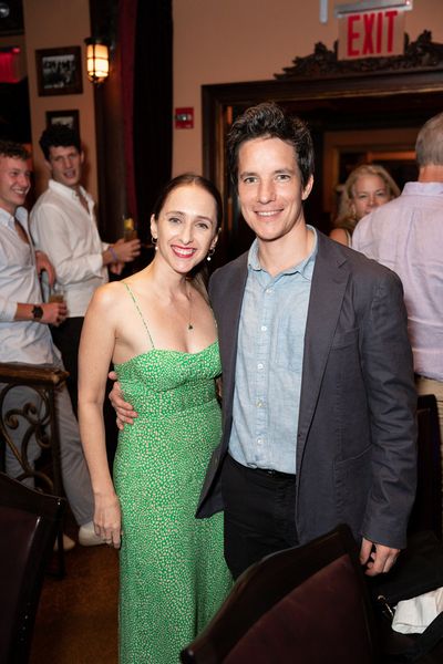 Andrea Velasco and Pablo Eluchans at 54 Below on August 4, 2022 Photo by Leslie Farin Photo