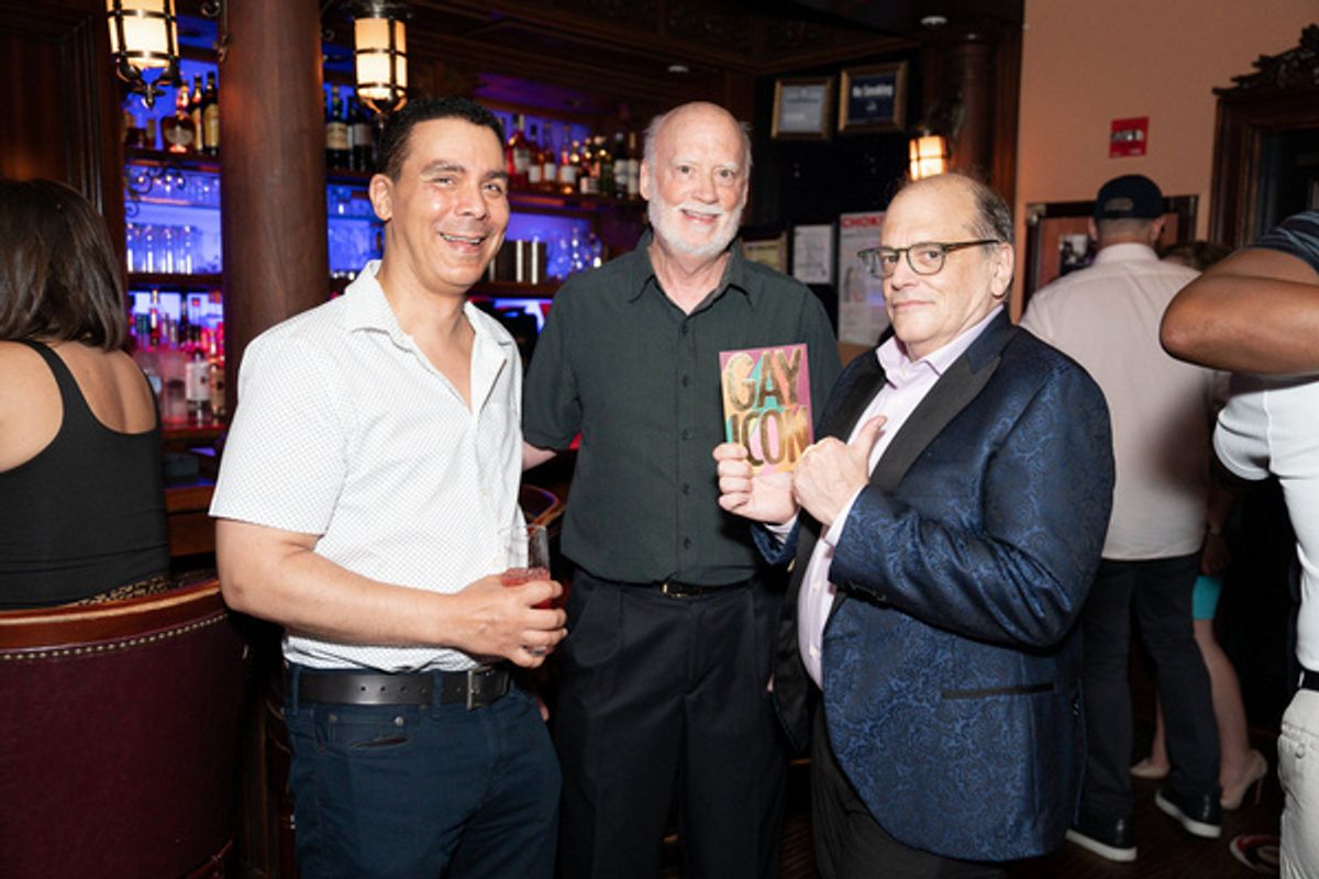 Ric Little, Ed Minnock and John Minnock at 54 Below on August 4, 2022 Photo by Leslie Farinacci   at 