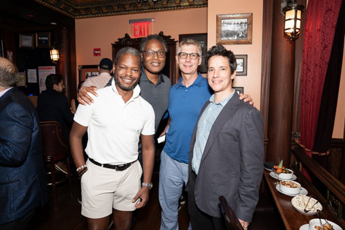 Demetric Duckett, Dexter Sealy, Erick Holmberg and Pablo Eluchans at 54 Below on August 4, 2022 Photo by Leslie Farinacci at Photos: John Minnock Makes A Magnificent Return To 54 Below