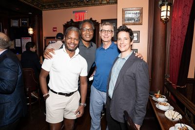 Demetric Duckett, Dexter Sealy, Erick Holmberg and Pablo Eluchans at 54 Below on Augu Photo