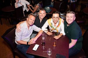 Pat Manning, Jimmy Parson, Alex Romero and Henry Gutilla at 54 Below on August 4, 202 Photo