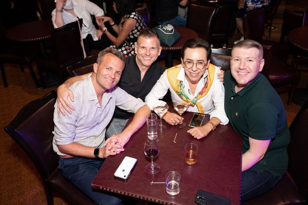 Pat Manning, Jimmy Parson, Alex Romero and Henry Gutilla at 54 Below on August 4, 202 Photo