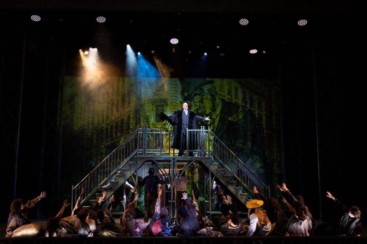 Berto Fernández (center) as J.P. Morgan at Photos: First Look at RAGTIME at Moonlight Stage