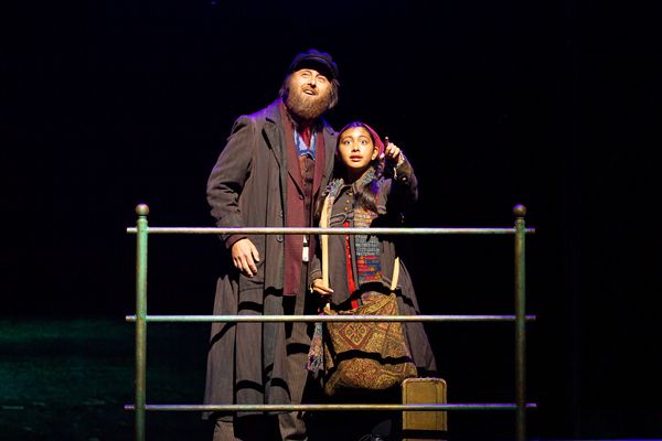  Geno Carr (left) as Tateh and Leila Manuel as The Little Girl Photo
