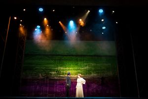 Jason Webb (left) as Father and Bets Malone as Mother Photo