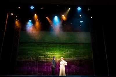 Jason Webb (left) as Father and Bets Malone as Mother Photo