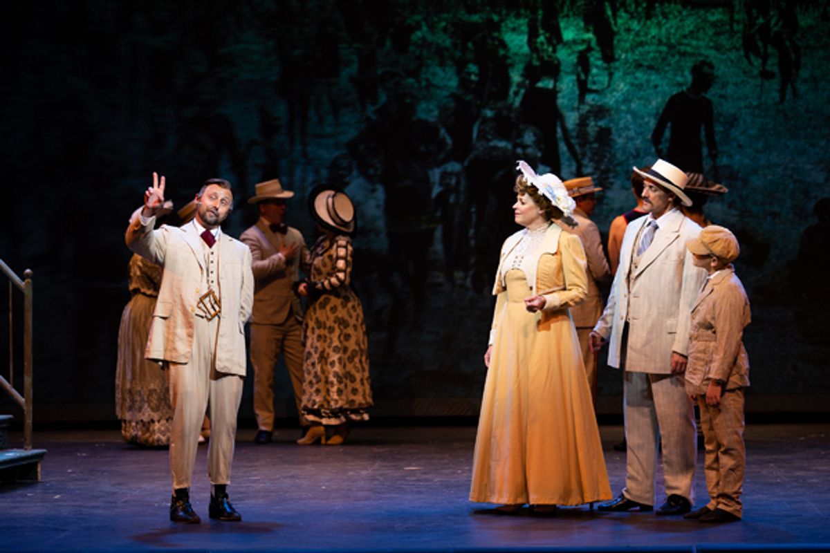 Geno Carr as Tateh, Bets Malone as Mother, Jason Webb as Father and Daxton Bethoney as The Little Boy at 