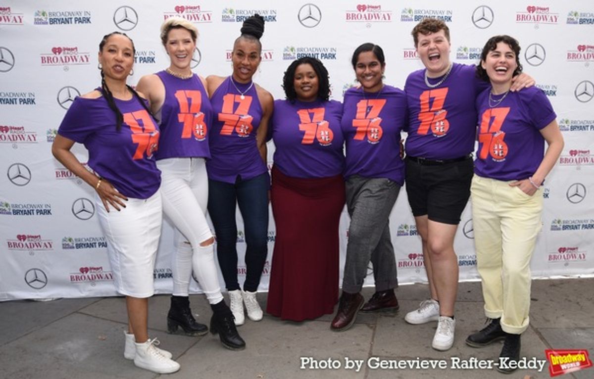 Jill Valery, Grace Stockdale, Oneika Phillips, Salome Smith, Sushma Saha, Sav Souza and Ariella Serur at 