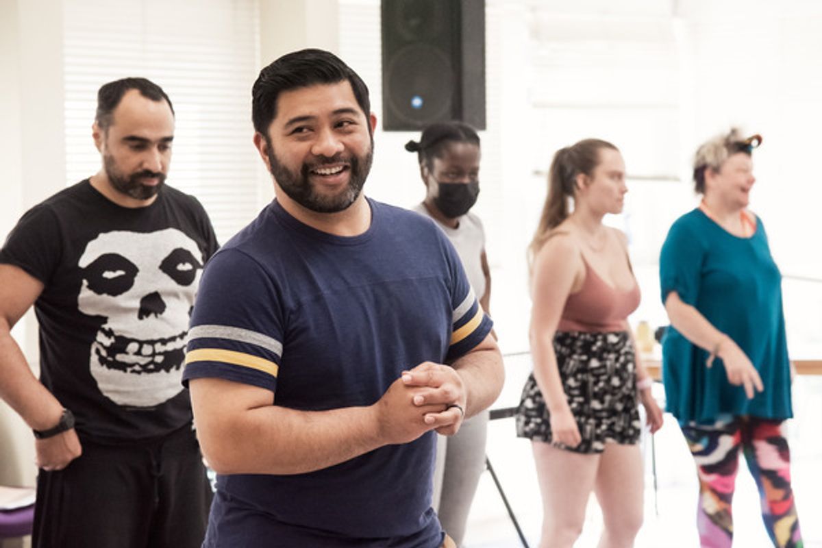 The company at Photos: In Rehearsals for Deaf and Disabled Centred Production of MUCH ADO ABOUT NOTHING