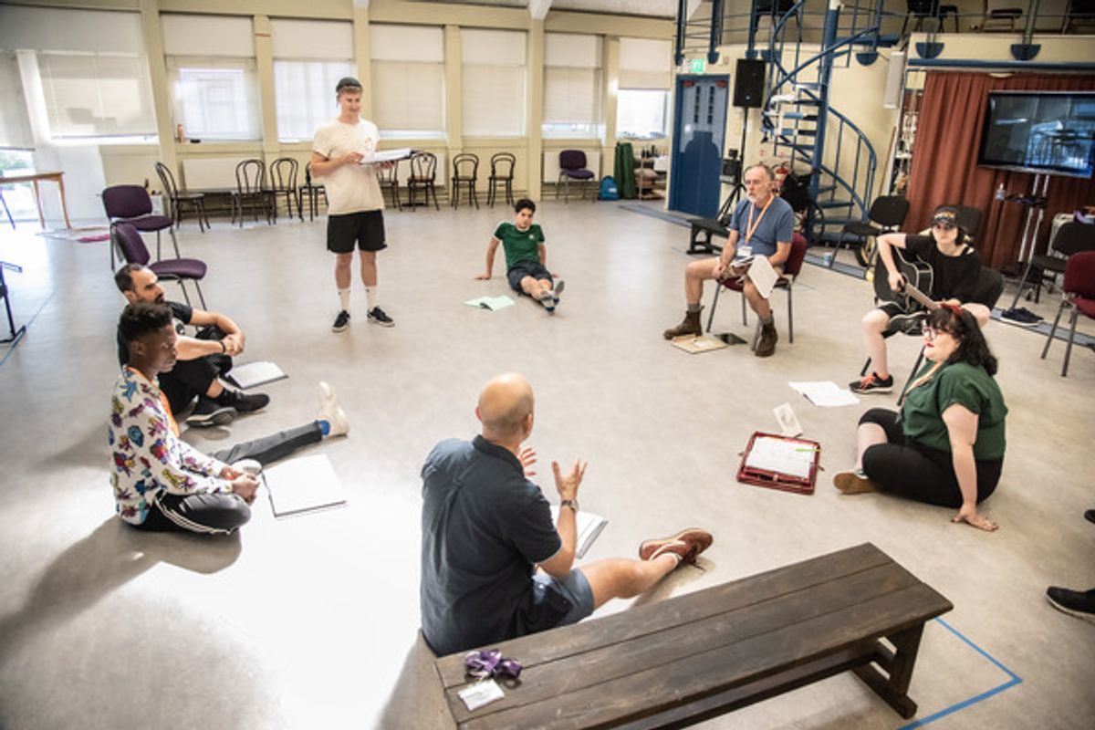 The company at Photos: In Rehearsals for Deaf and Disabled Centred Production of MUCH ADO ABOUT NOTHING