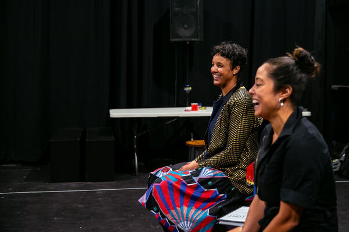 Tiffany Rachelle Stewart and Elena Hurst at 