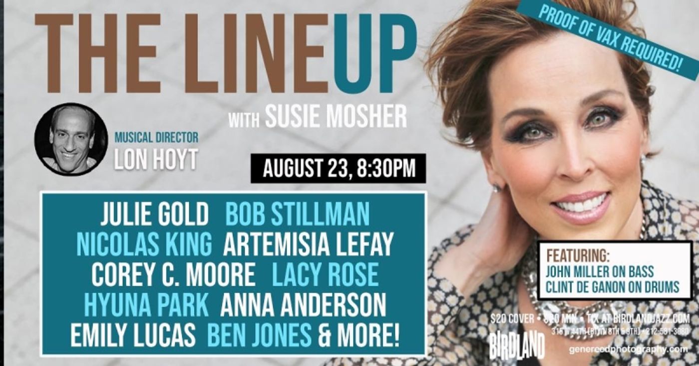 Photos: THE LINEUP WITH SUSIE MOSHER at Birdland Theater as Documented by Gene Reed  Image