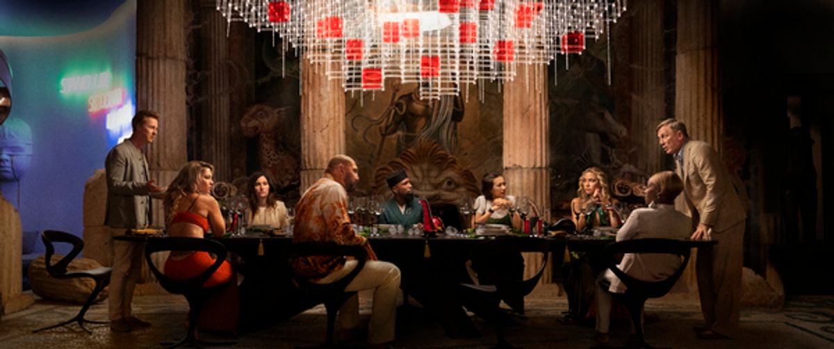 The Cast of Glass Onion: A Knives Out Story at Photos: First Look at KNIVES OUT Sequel GLASS ONION