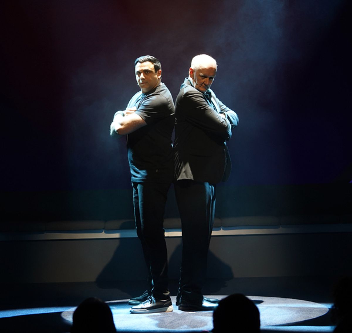 Asad Mecci, Colin Mochrie at 