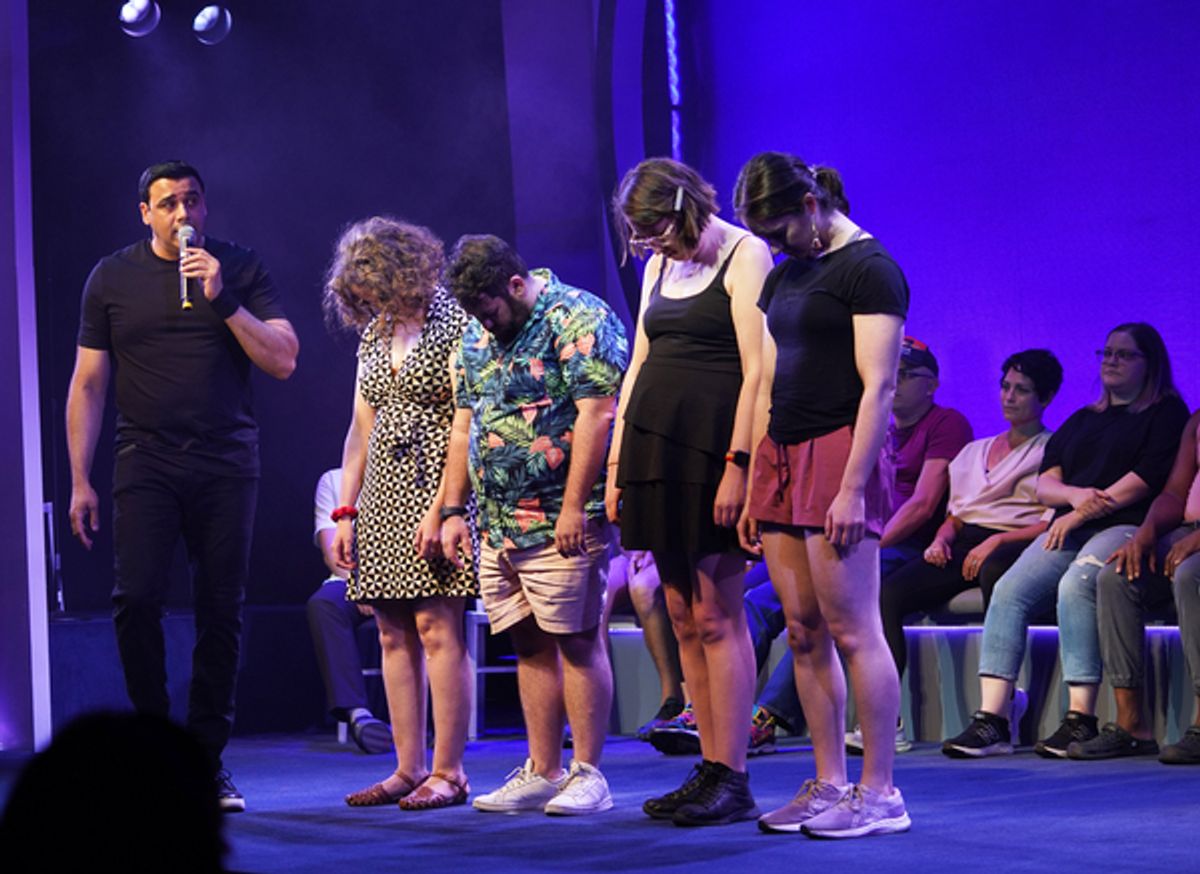 Asad Mecci and Hyprovisers at Photos: First Look at Colin Mochrie & Asad Mecci's HYPROV: Improv Under Hypnosis Off-Broadway