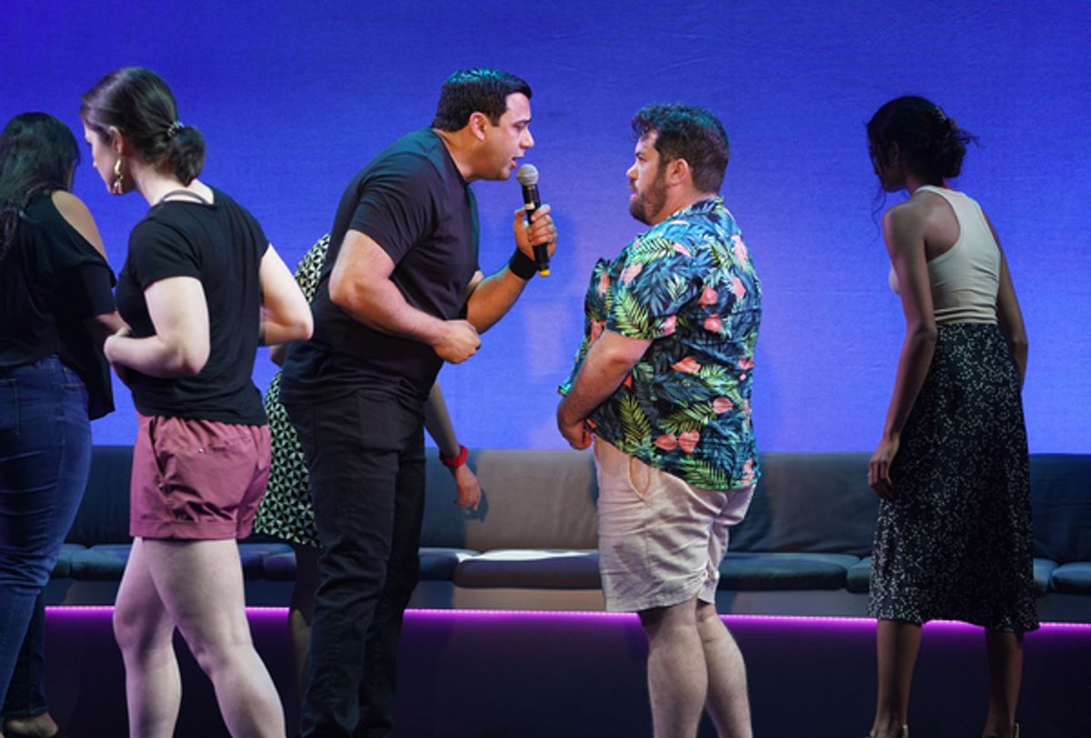 Asad Mecci and Hyprovisers at Photos: First Look at Colin Mochrie & Asad Mecci's HYPROV: Improv Under Hypnosis Off-Broadway