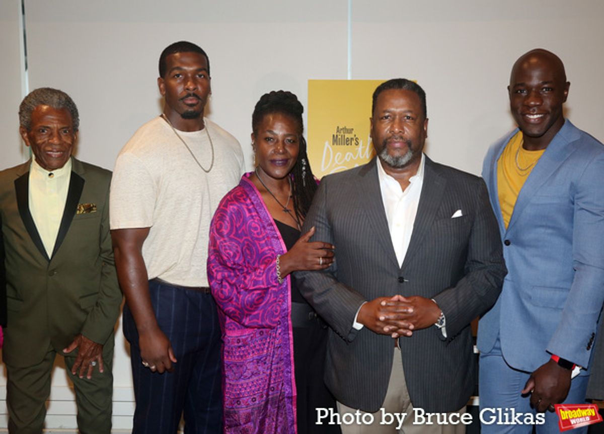 Andre De Shields, Khris Davis, Sharon D Clarke, Wendell Pierce and McKinley Belcher III at 