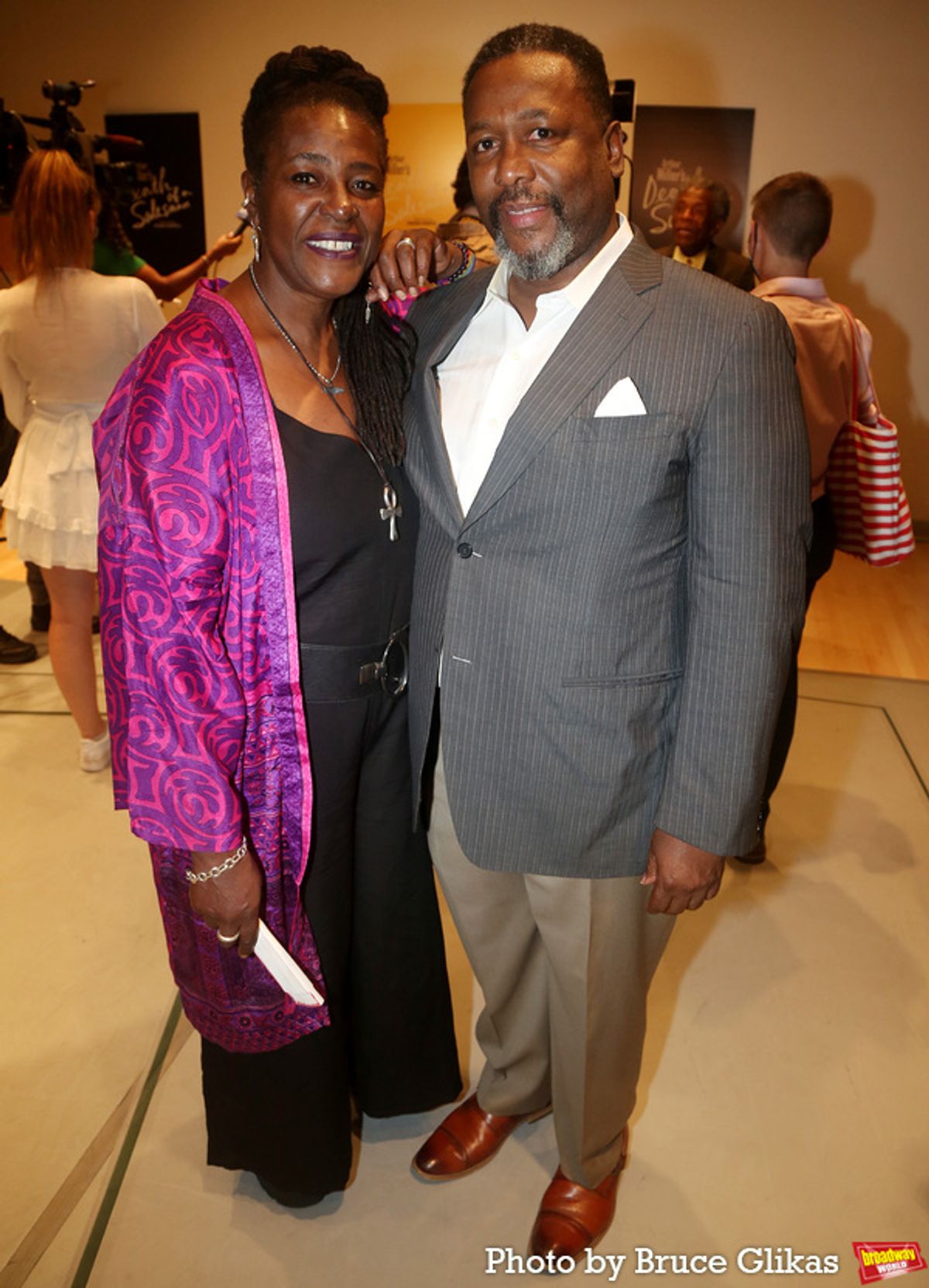 Sharon D Clarke and Wendell Pierce at 
