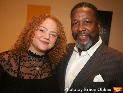 Director Miranda Cromwell and Wendell Pierce Photo