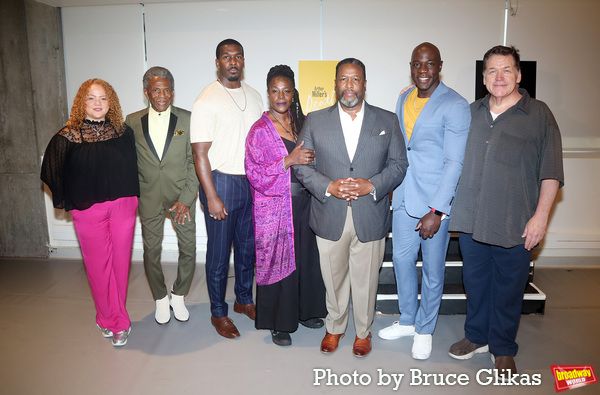Director Miranda Cromwell, Andre De Shields, Khris Davis, Sharon D Clarke, Wendell Pi Photo