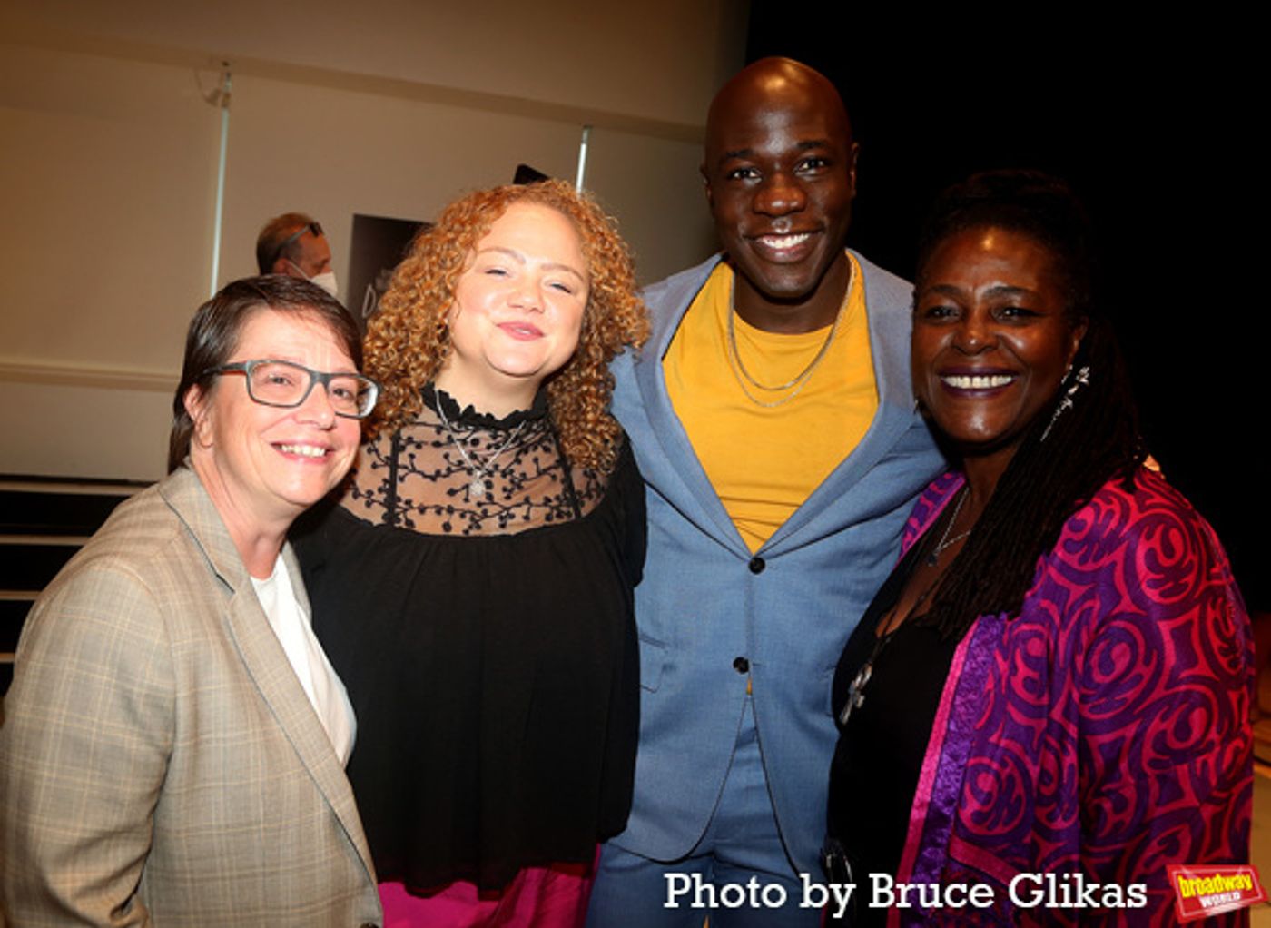 Producer Cindy Tolan, Director Miranda Cromwell, McKinley Belcher III and Sharon D Clarke