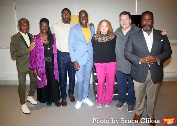 Andre De Shields, Sharon D Clarke, Khris Davis, McKinley Belcher III, Director Mirand Photo