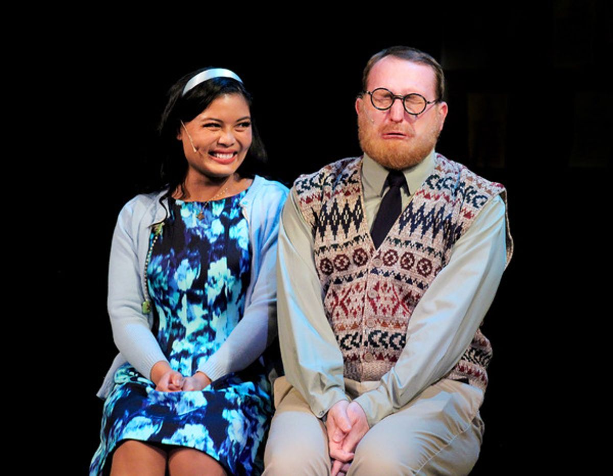 Reanne Acasio as Sophie and Ethan Paulini as Ed Kleban.  at 