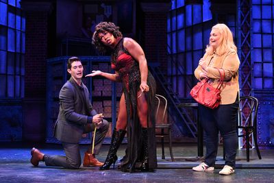 Luke Hamilton (Charlie Price), Julian Malone (Lola/Simon) and Audrey Belle Adams (Lau Photo
