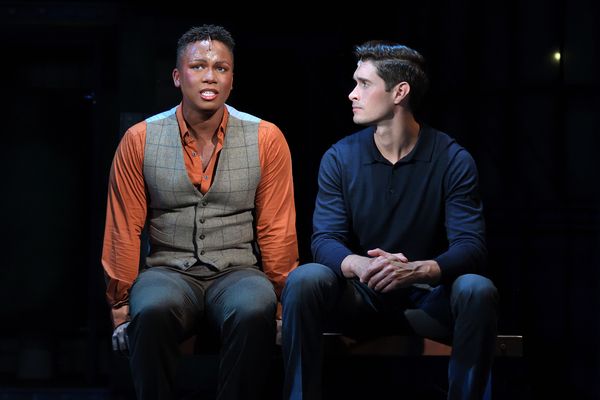 Luke Hamilton (Charlie Price) and Julian Malone (Lola/Simon)  Photo