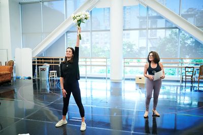 Lea Michele & Tovah Feldshuh  Photo