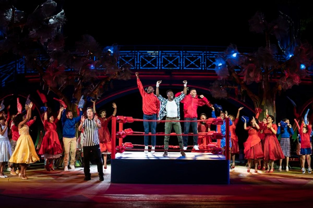 Ato Blankson-Wood (center) and the company  at 