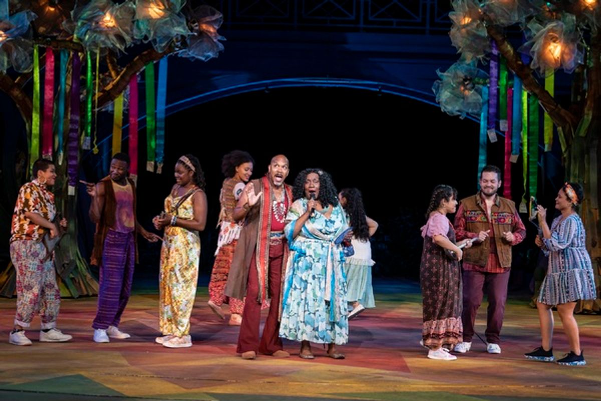 Darius de Haas and Vivian Jett Brown (center) with the company  at 