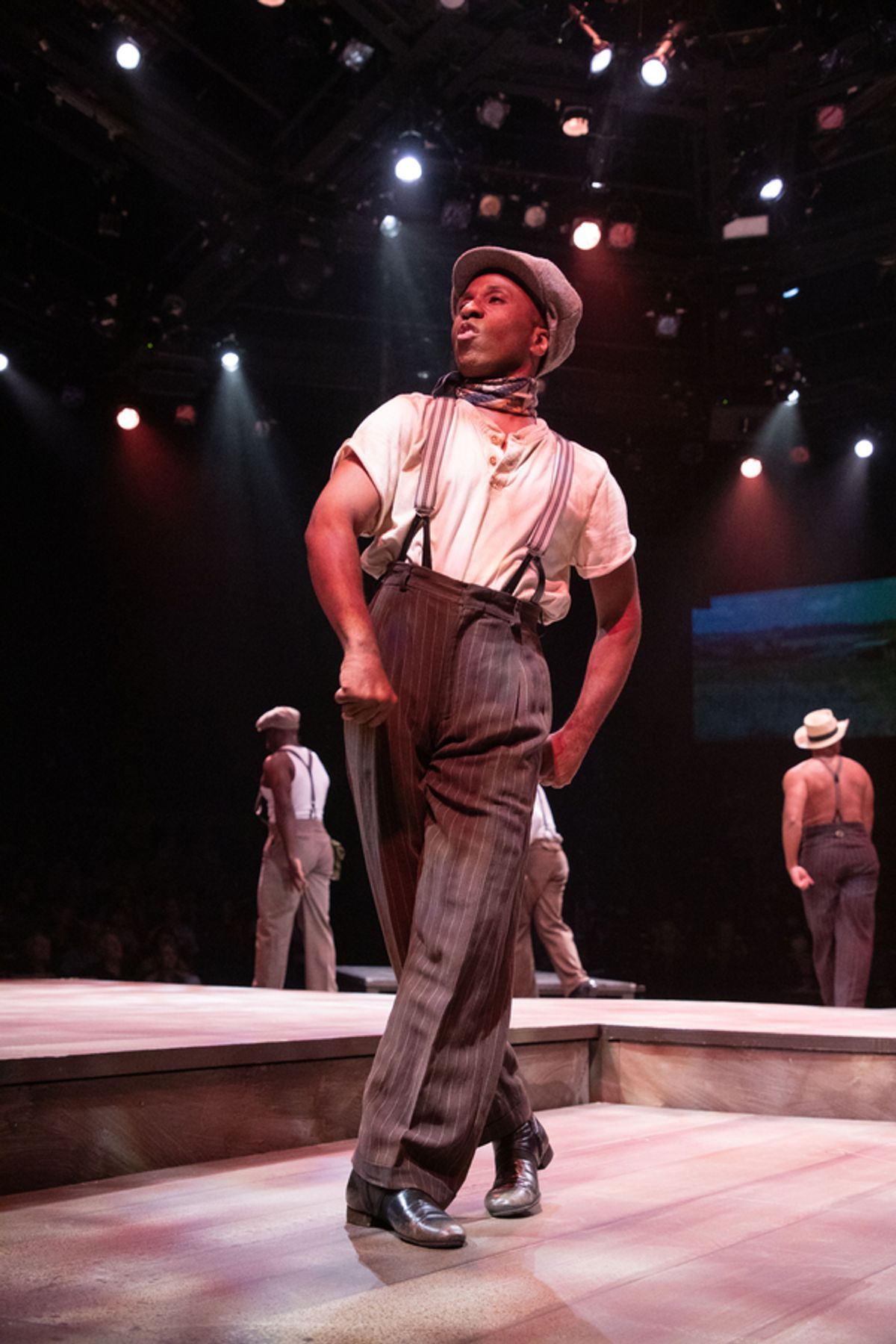 Omari Tau and the company at 