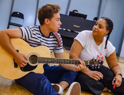 Elijah Ferreira and Jade Johnson  Photo