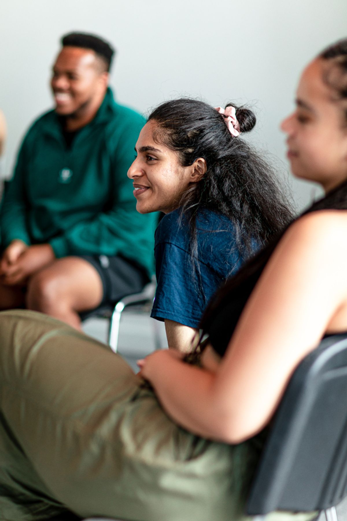 James Douglas-Quarcoopome, Chanel Fernandes and Georgia-Rose Oliver at 