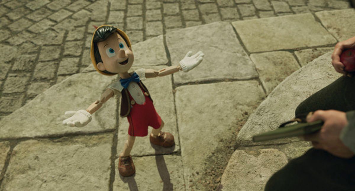 Pinocchio (voiced by Benjamin Evan Ainsworth) in Disney's live-action PINOCCHIO at Photos: Disney+ Shares New Photos of Tom Hanks, Cynthia Erivo & More in PINOCCHIO