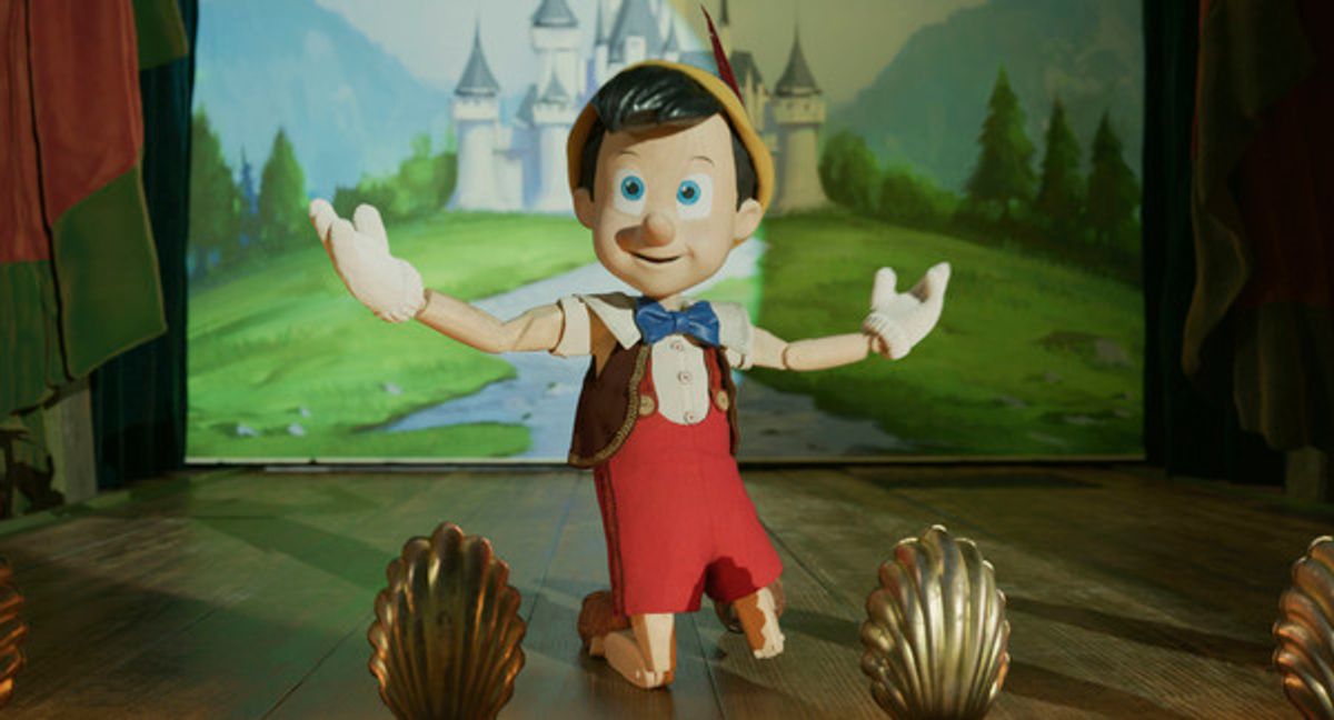 Pinocchio (voiced by Benjamin Evan Ainsworth) in Disney's live-action PINOCCHIO. at Photos: Disney+ Shares New Photos of Tom Hanks, Cynthia Erivo & More in PINOCCHIO