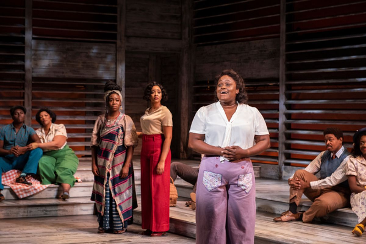 Nova Y. Payton and The Cast of The Color Purple at 