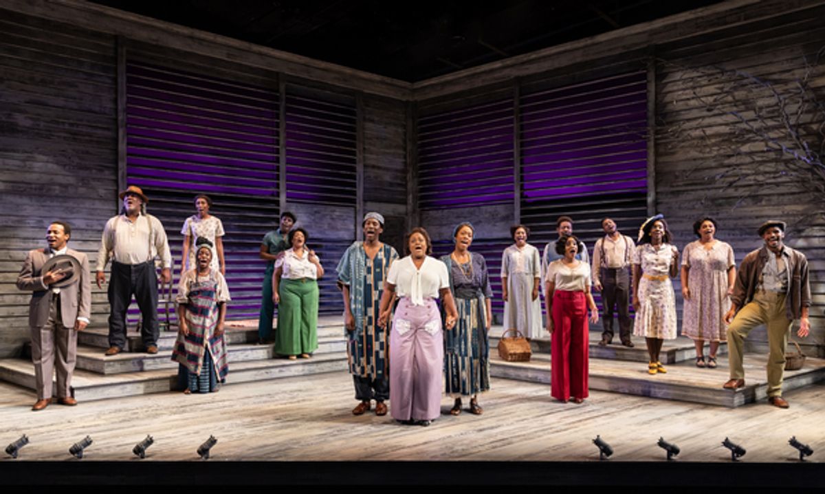 The Cast of The Color Purple at Photos: First Look at THE COLOR PURPLE at Signature Theatre Starring Nova Y. Payton, Frenchie Davis, and More