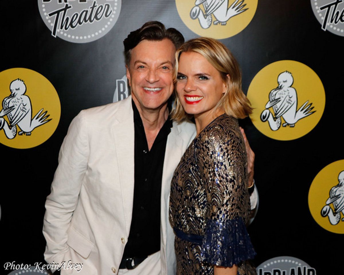 Jim Caruso, Amy Spanger at 