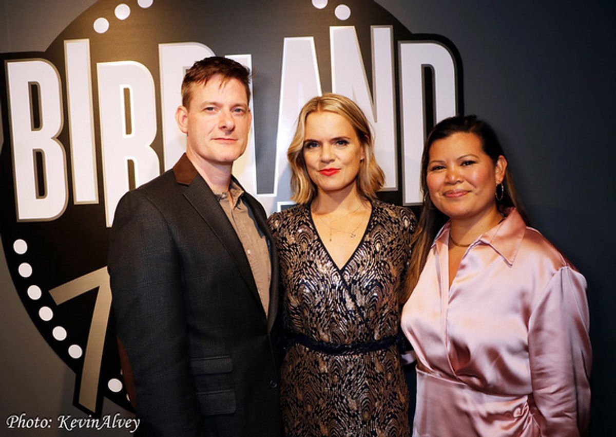 Brian Shepard, Amy Spanger, Liz Cassasola at 