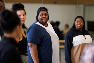 Esme Laudat, Kyle Birch and Karen Mavundukure  Photo