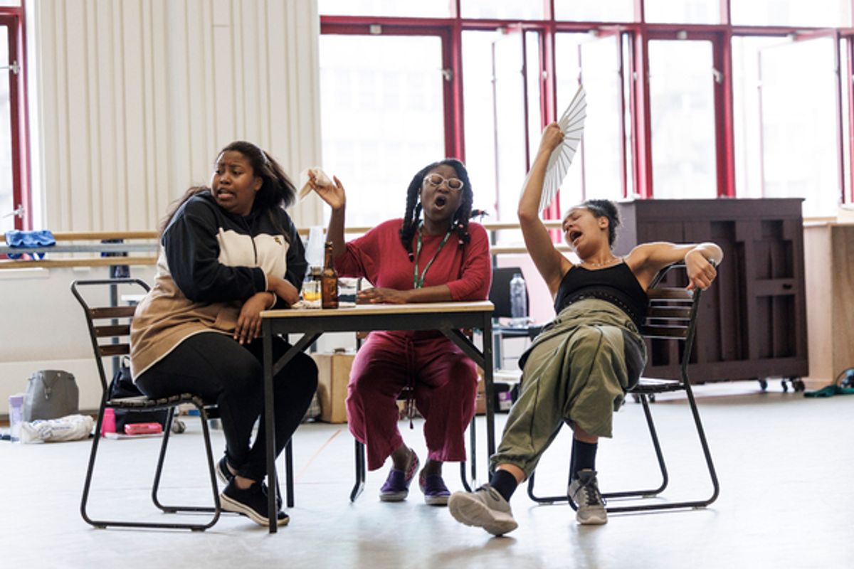 Karen Mavundukure, Rosemary Annabella Nkrumah and Esme Laudat  at 