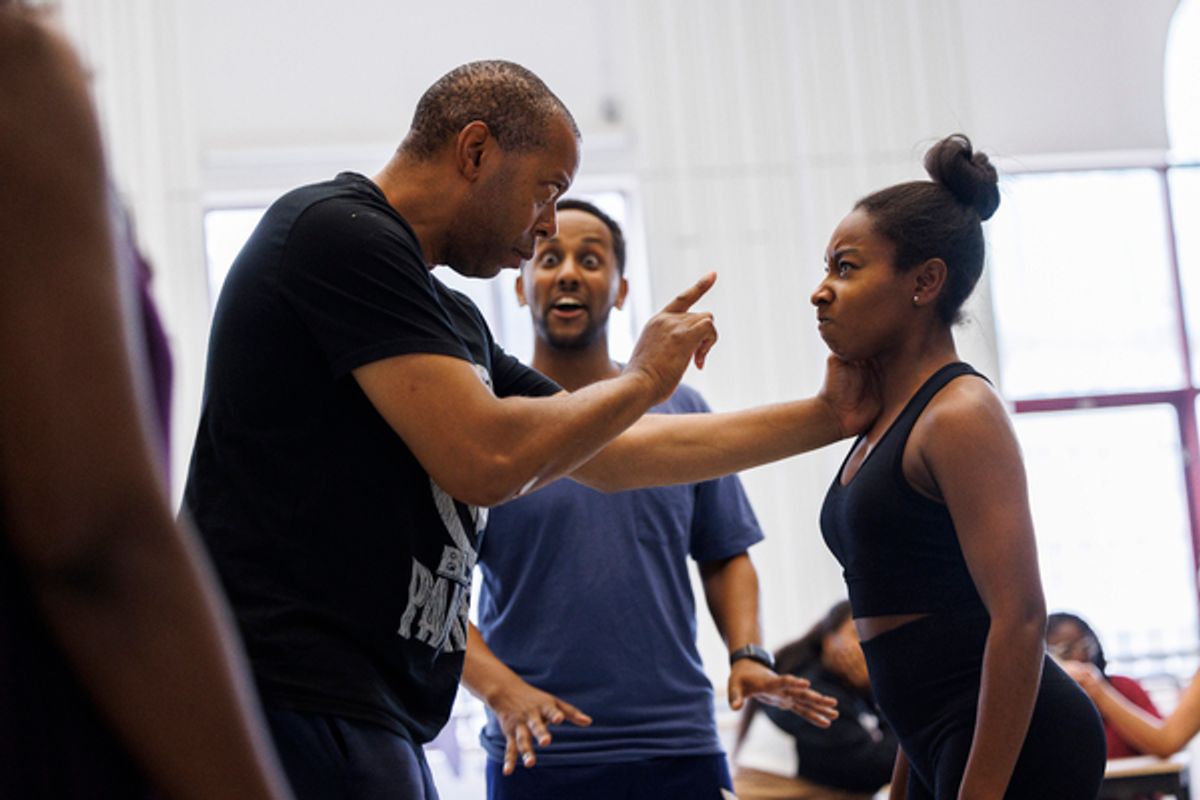 Kev McCurdy, Ahmed Hamad and Jimand Allotey  at 