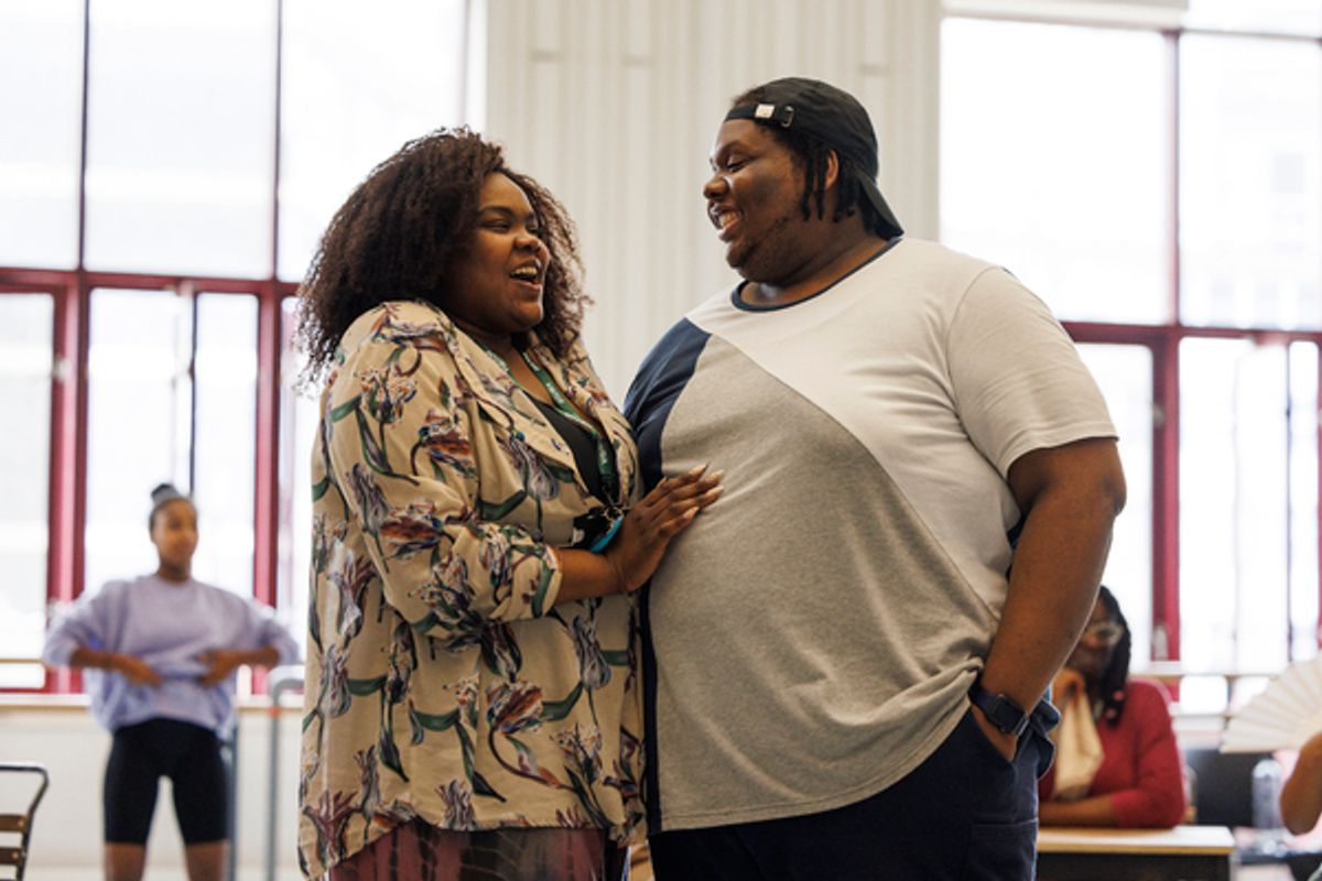 Anelisa Lamola and Kyle Birch at Photos & Video: Go Inside Rehearsals for THE COLOR PURPLE UK Tour