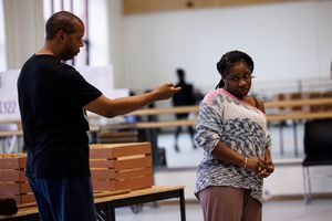 Kev McCurdy and Me’sha Bryan  Photo