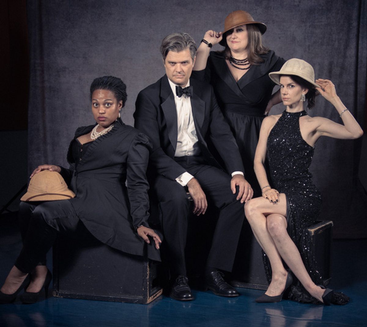 Felicia J. Hudson, William Franke, Heather E. Cunningham, and Kelsea Baker at 